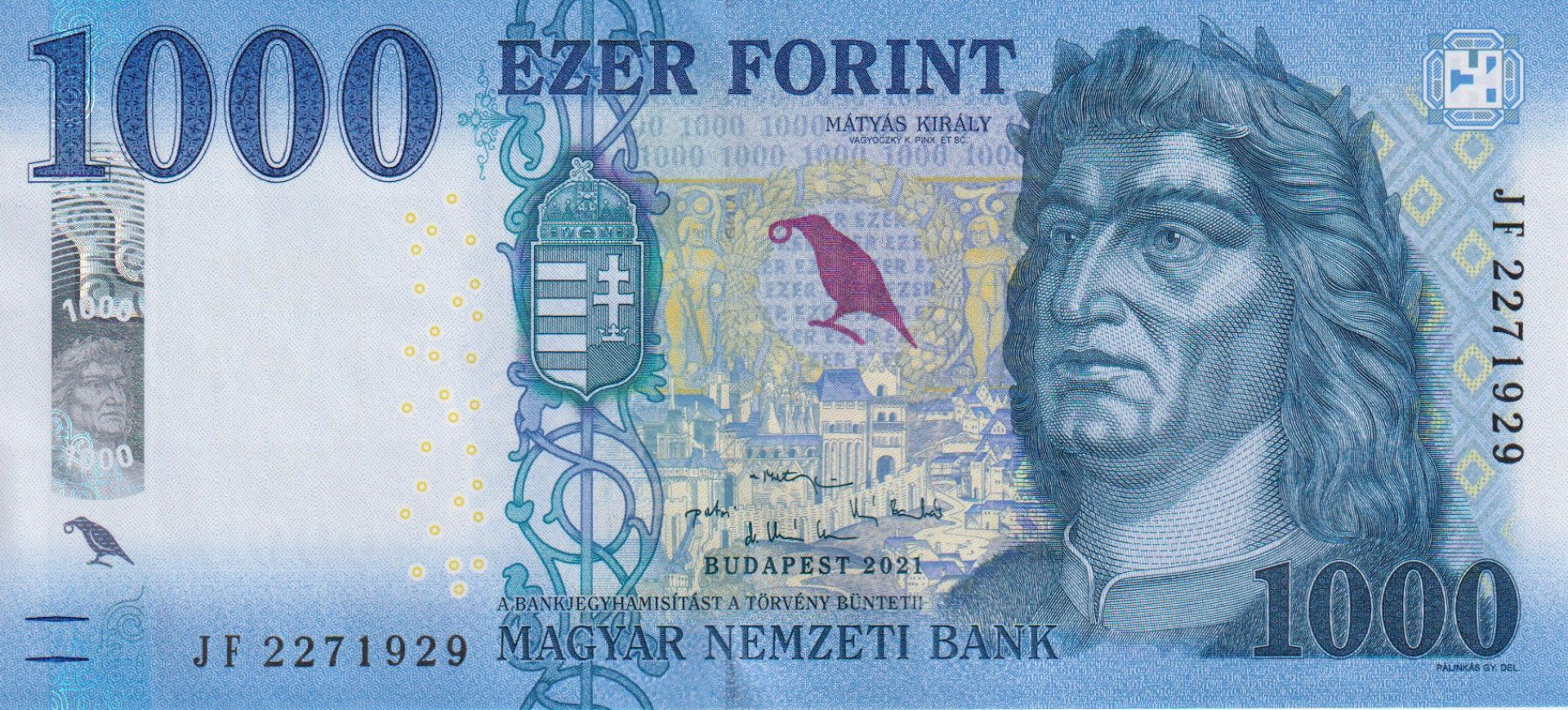 1000 Forint  2021.JF   (L)