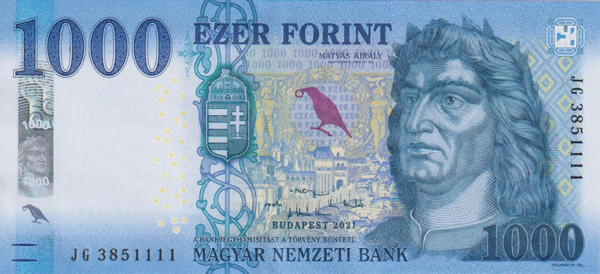 1000 Forint  2021.JG   (L)