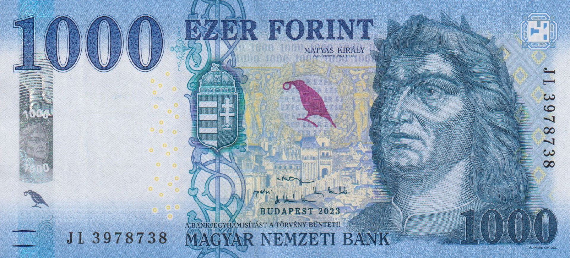 1000 Forint  2023.JL   (L)