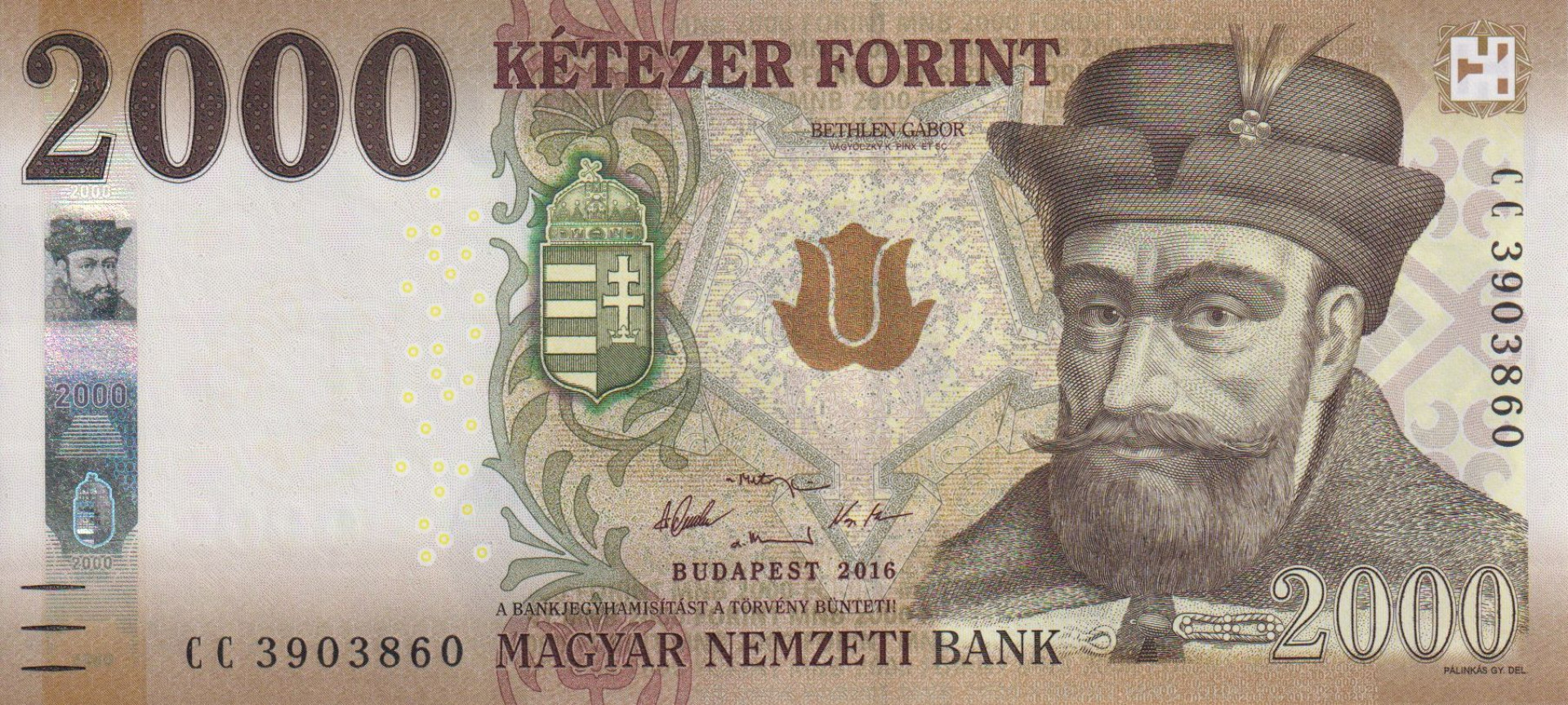 2000 Forint  2016.CC   (L)