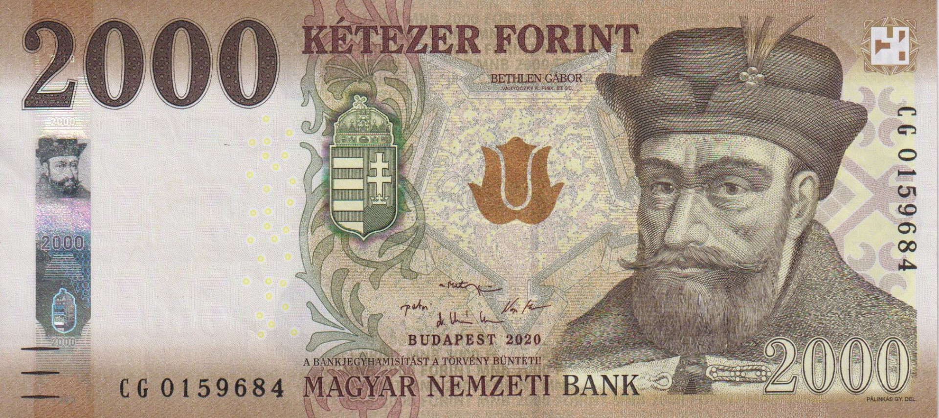 2000 Forint  2020.CG   (L)