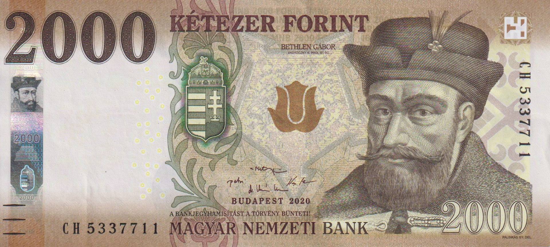 2000 Forint  2020.CH   (L)