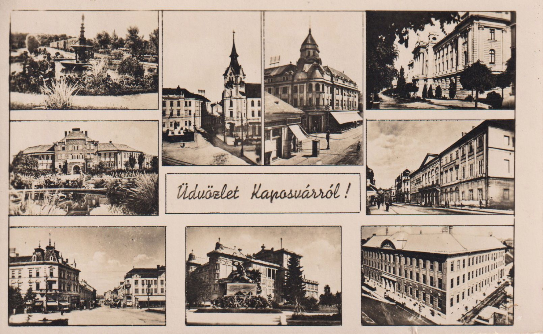 Kaposvár Üdvözlet 1957.