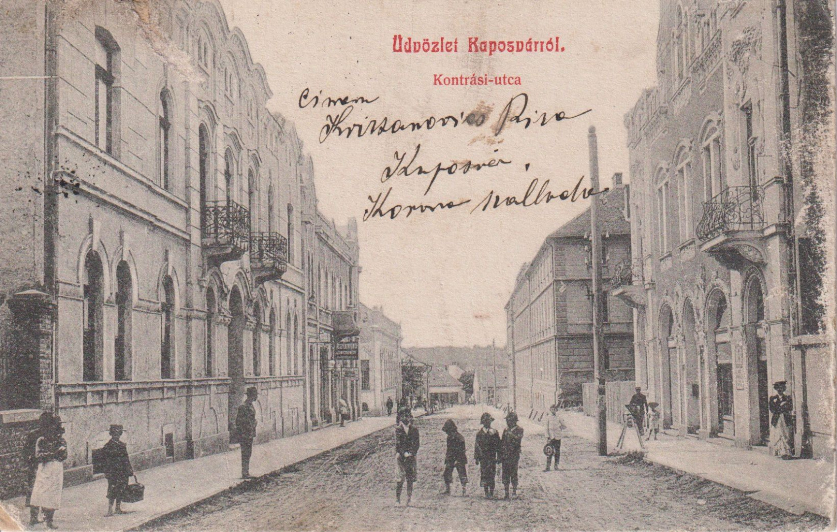 Kaposvár Kontrási-utca 1903.