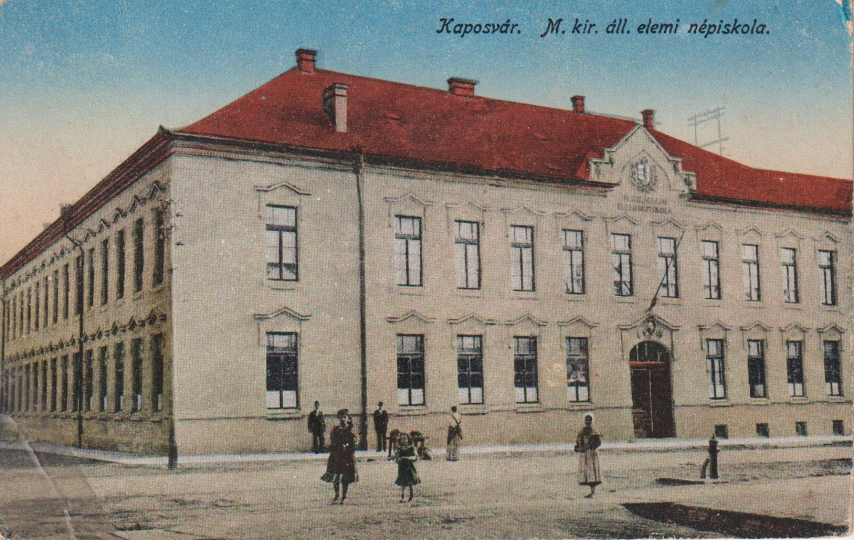 Kaposvár M.kir. áll. elemi népiskola 1916.