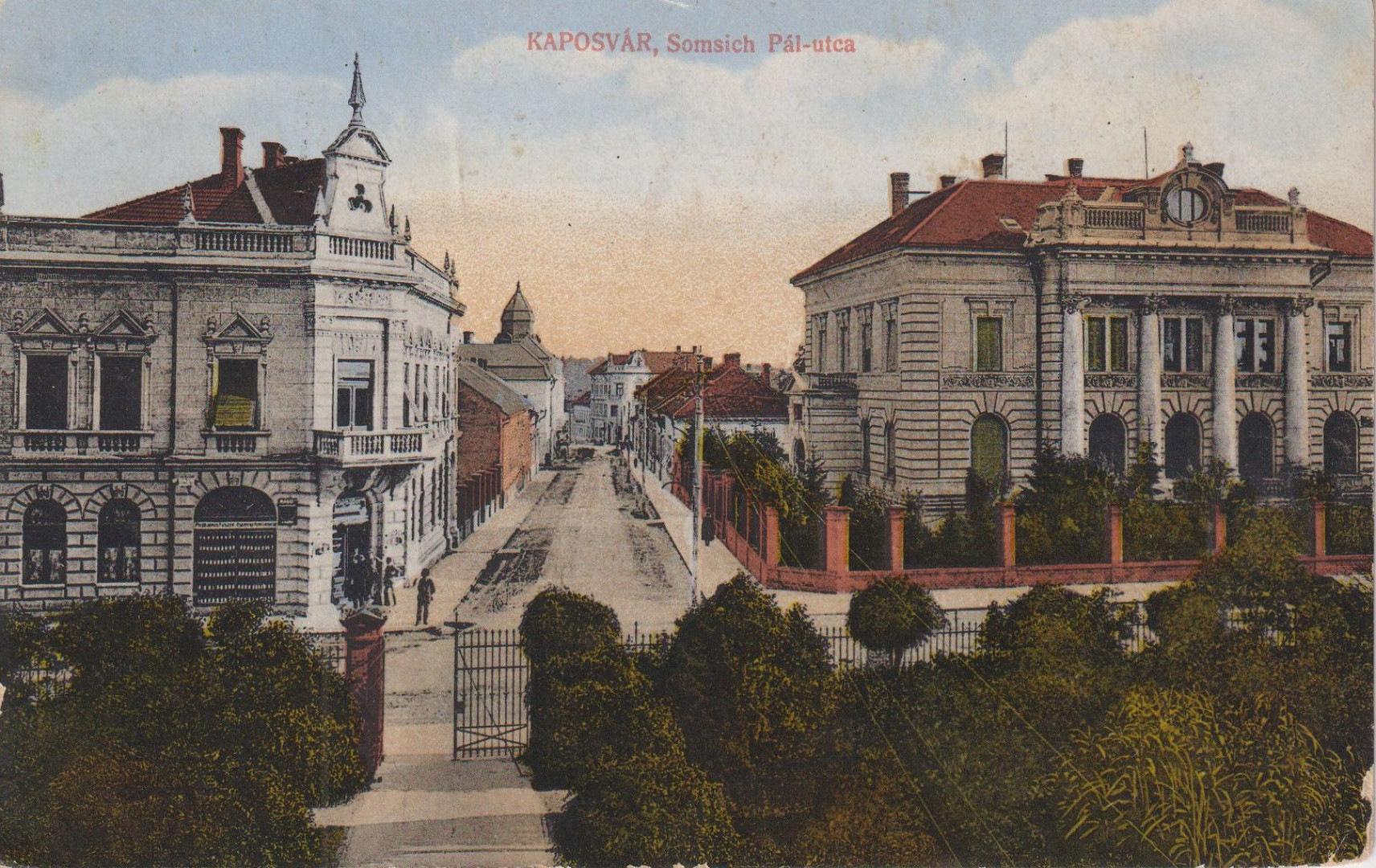 Kaposvár Somsich Pál-utca 1915.