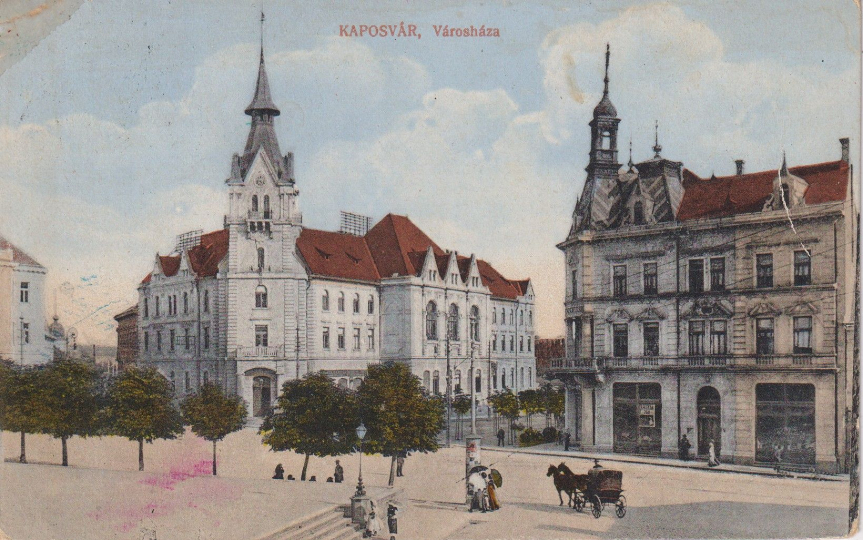 Kaposvár Városháza 1915.