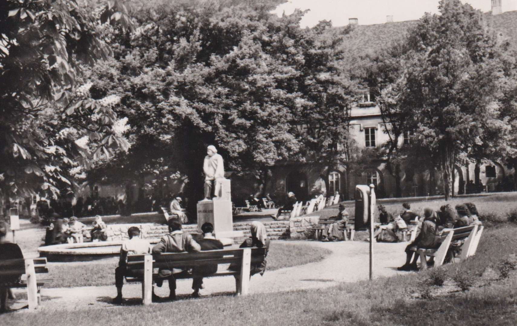 Kaposvár Táncsics tér, Rippl-Rónai múzeum 1967.