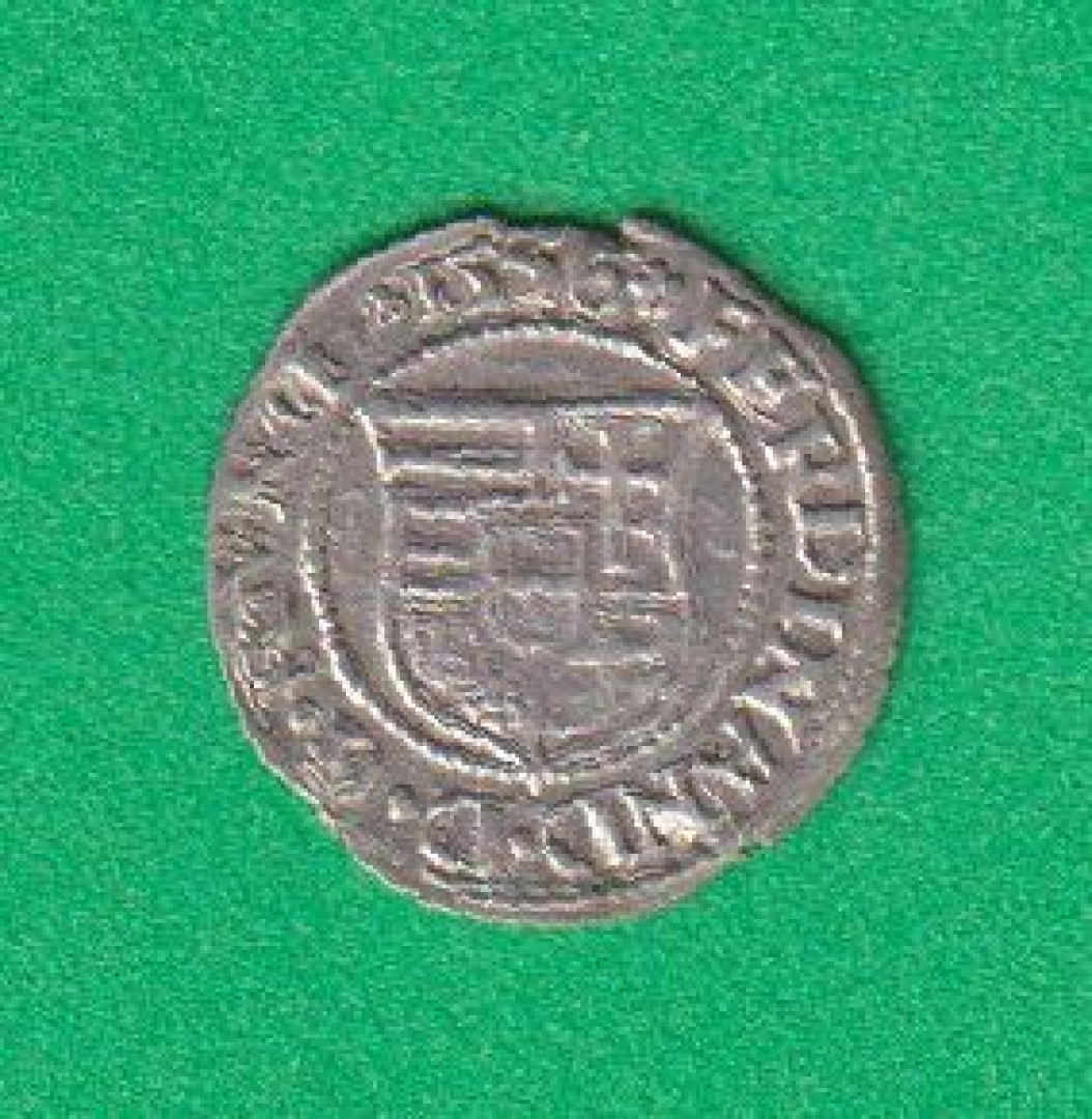 I. Ferdinánd dénár 1556.K-B   ÉH745.a   (L)