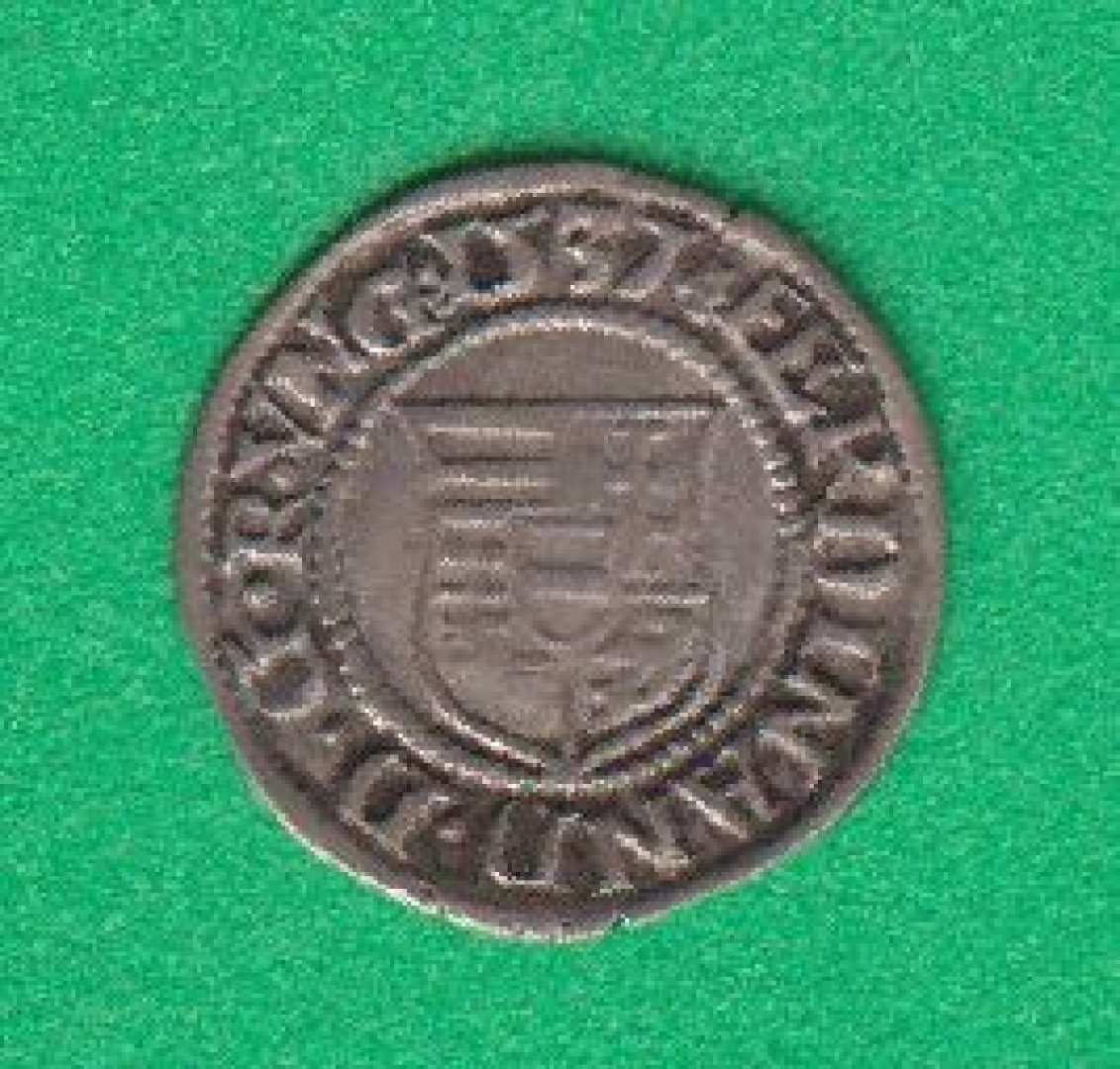 I. Ferdinánd dénár 1537.K-B   ÉH745.a   (L)