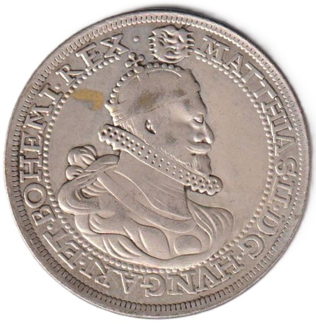II. Mátyás tallér 1610.K-B Replika (L)