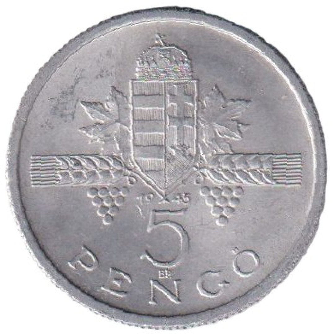 5 Pengő 1945. alumínium (L)