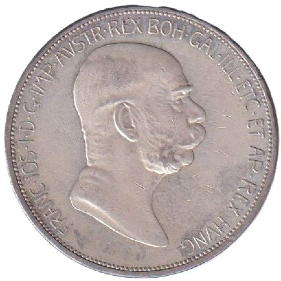 5 Korona 1908. Feren J. jubileumi (L)