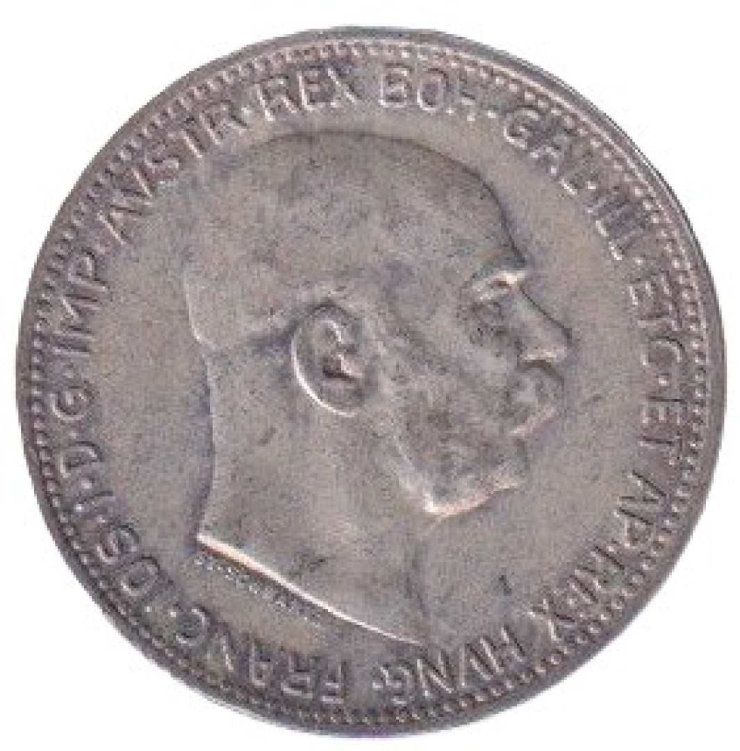 1 Korona 1915. Ferenc J. (L)