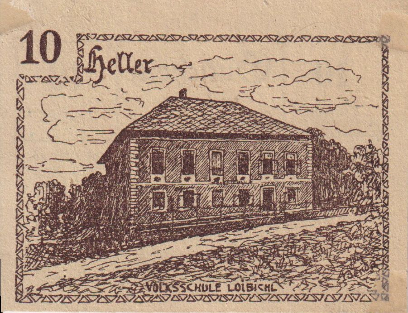 Innerschwandt 10 heller 1920.