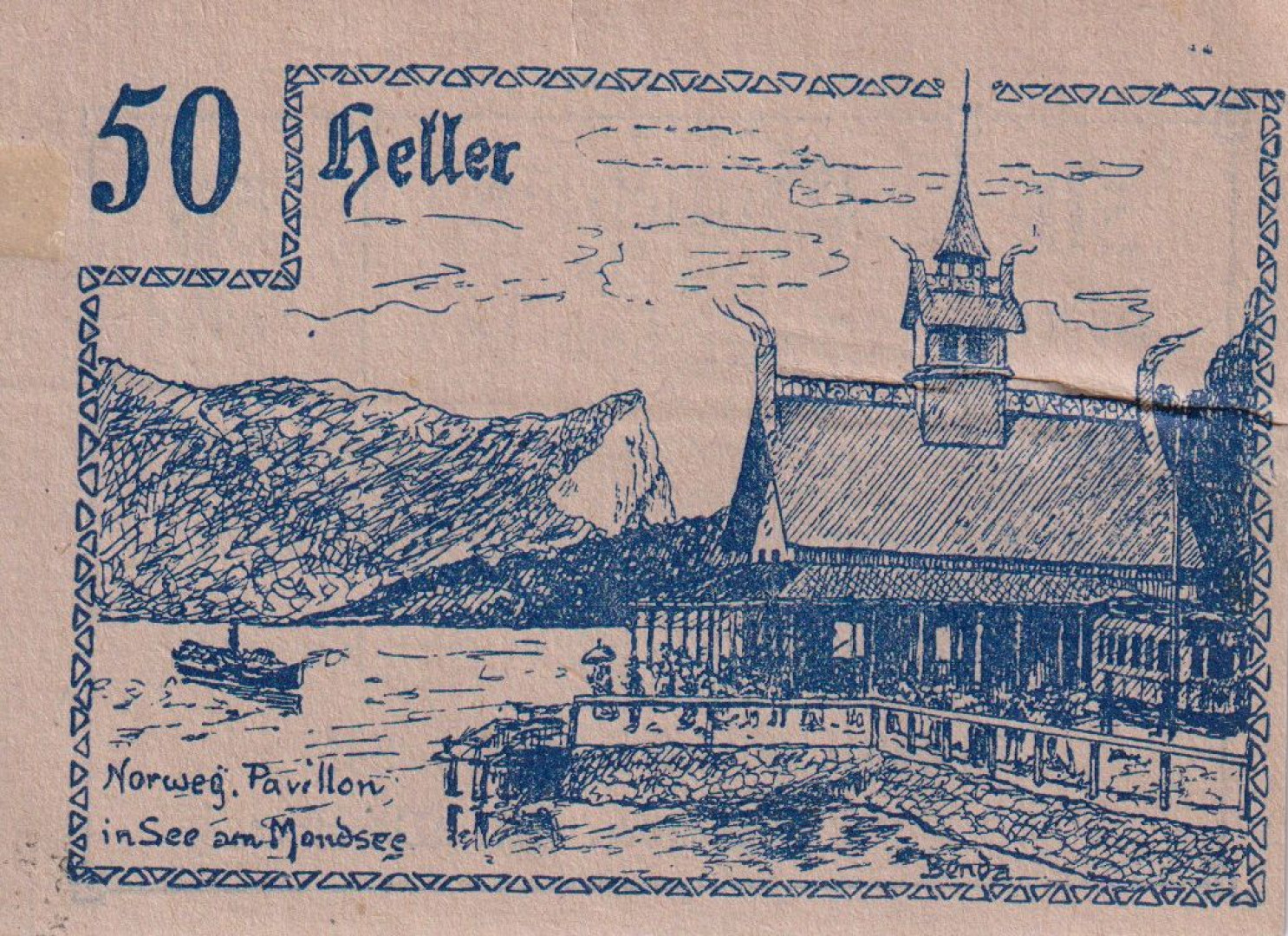 Innerschwandt 50 heller 1920.