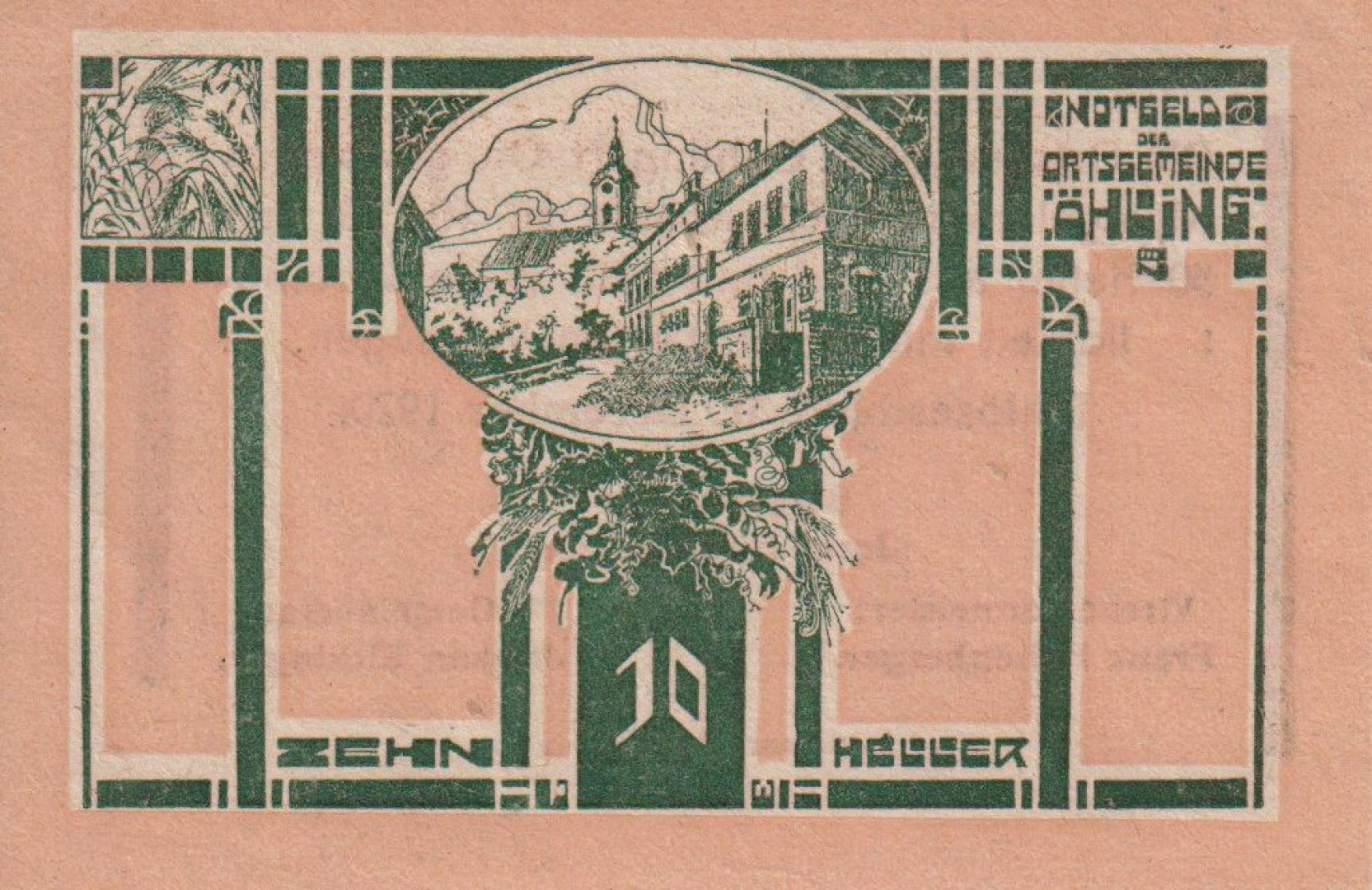 Ohling 10 heller 1920.
