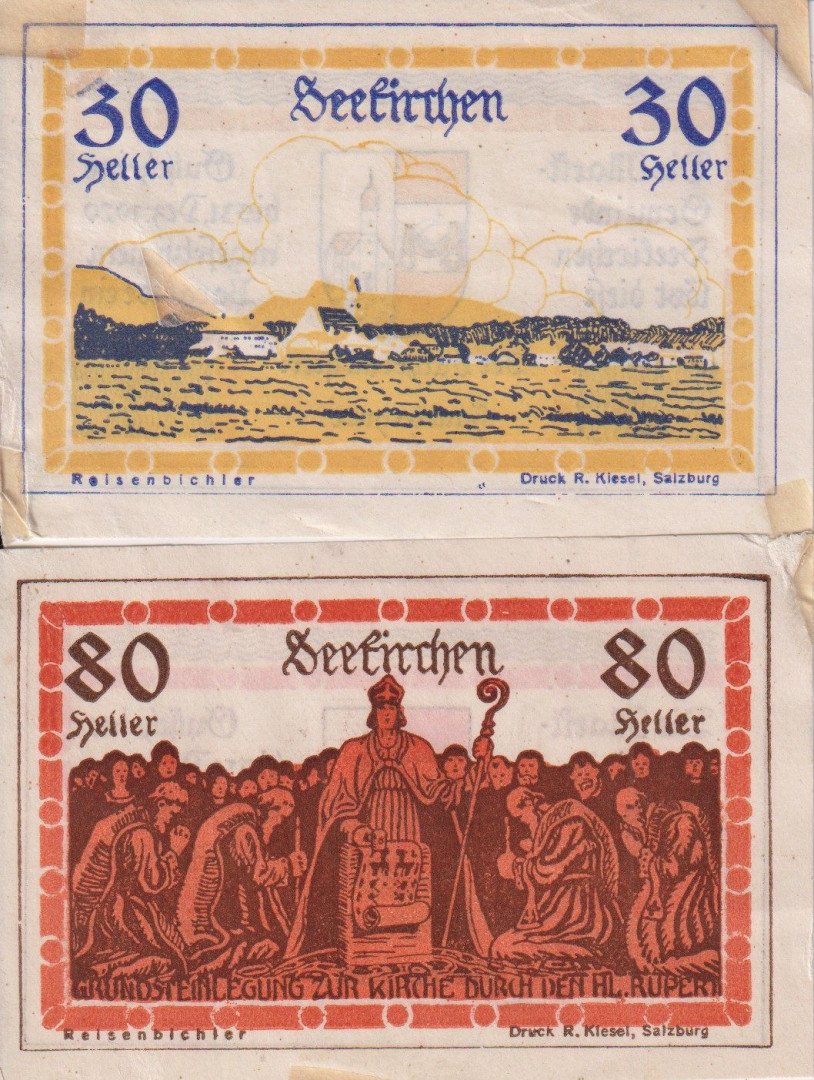 Seekirchen 30, 80 heller 1920.