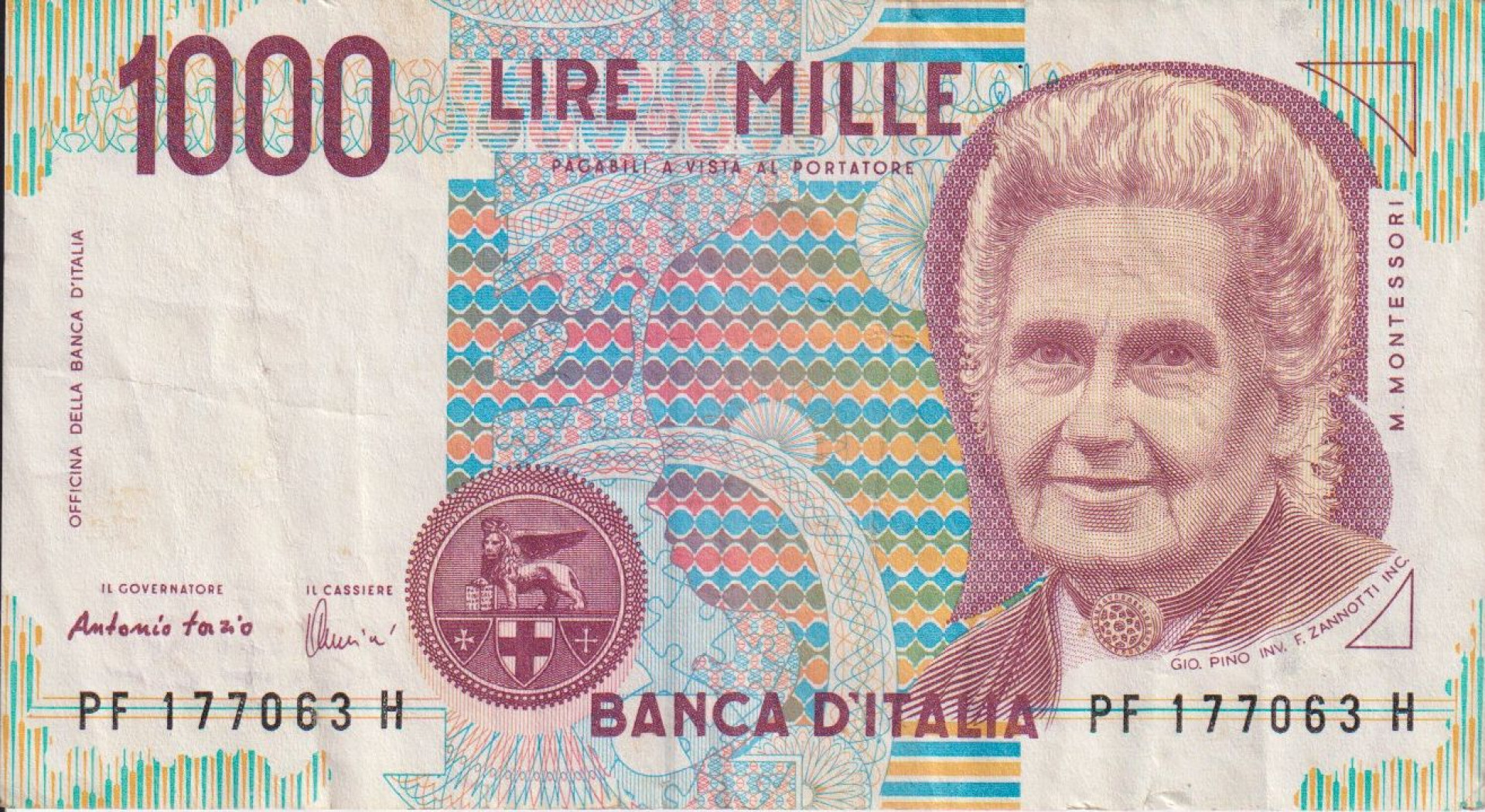 Olaszország 1000 Lira 1990.   P 114   (L)