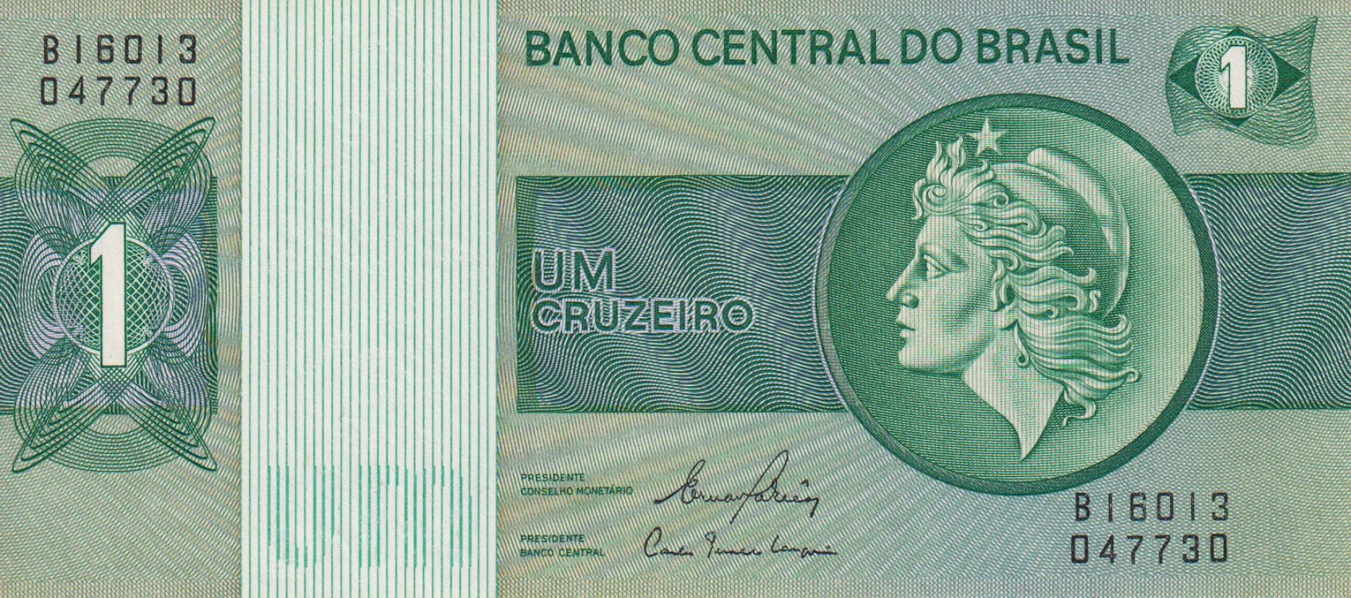 Brazilia 1 cruzeiro 1978*1980. P 191a (L)