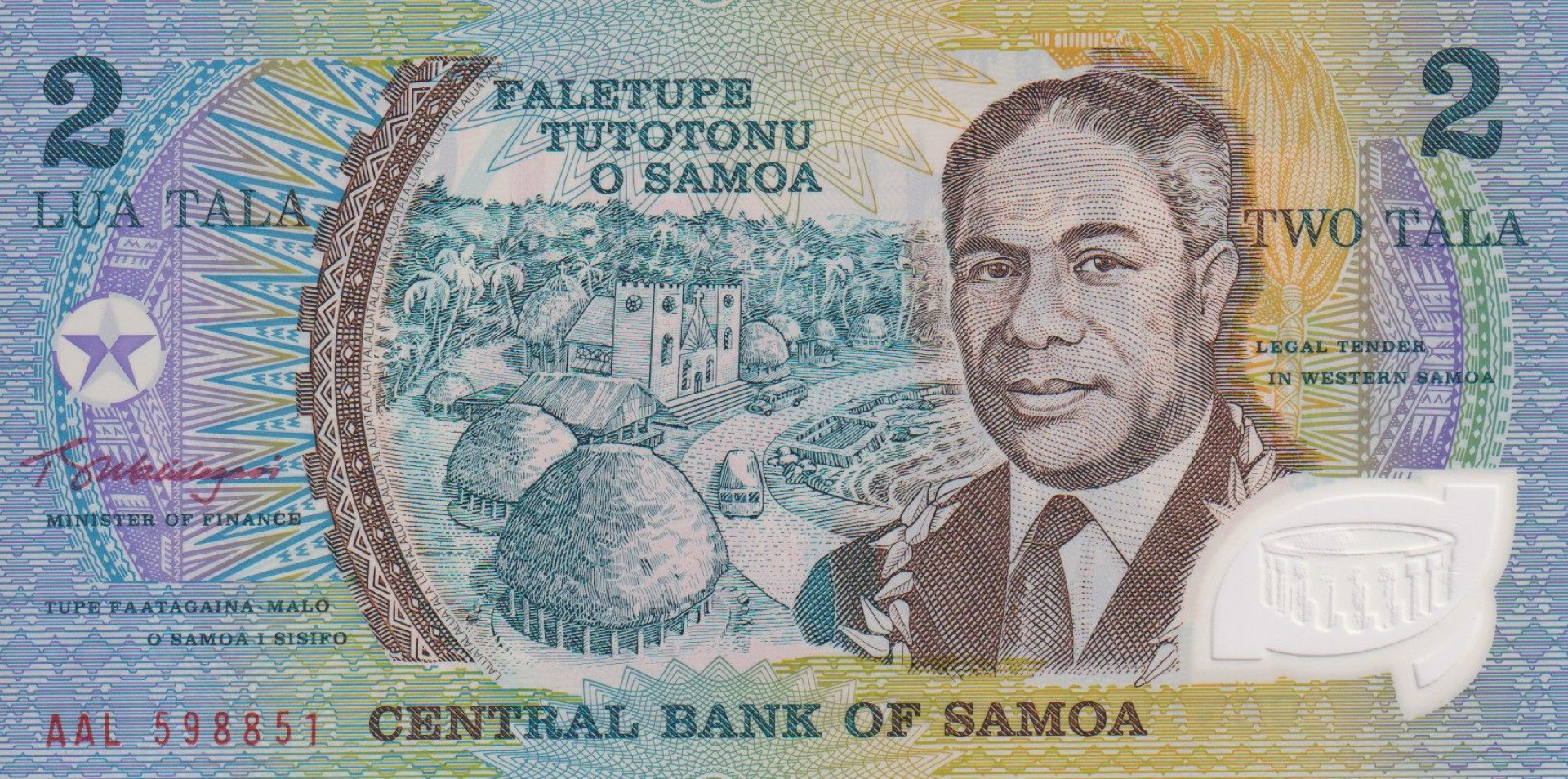 Szamoa 2 tala 1990. P 31e