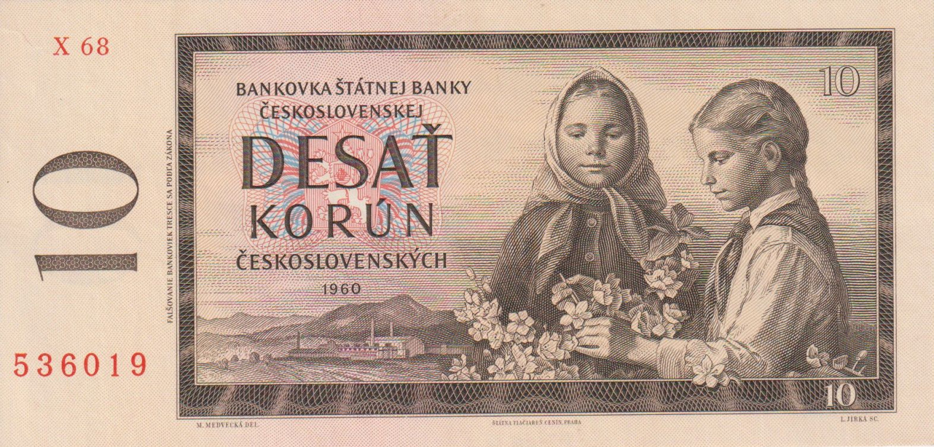 Csehszlovákia 10 korun 1960.   P 88