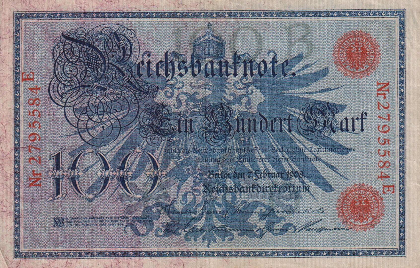 Németország 100 marka 1908. P 18 B
