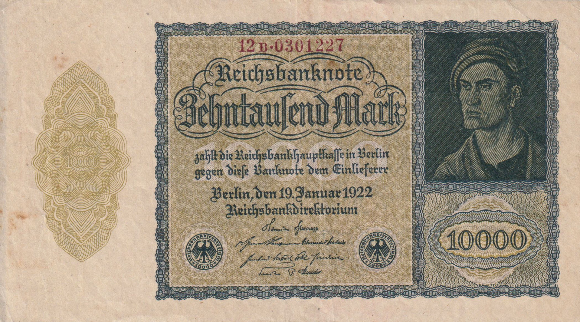 Németország 10.000 marka 1922. P 72