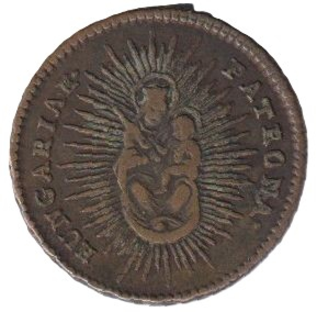Mária Terézia denar 1766. Bronz