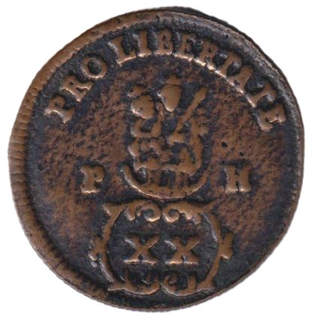 Rákóczi XX poltura 1705PH  Bronz Múzeumi másolat