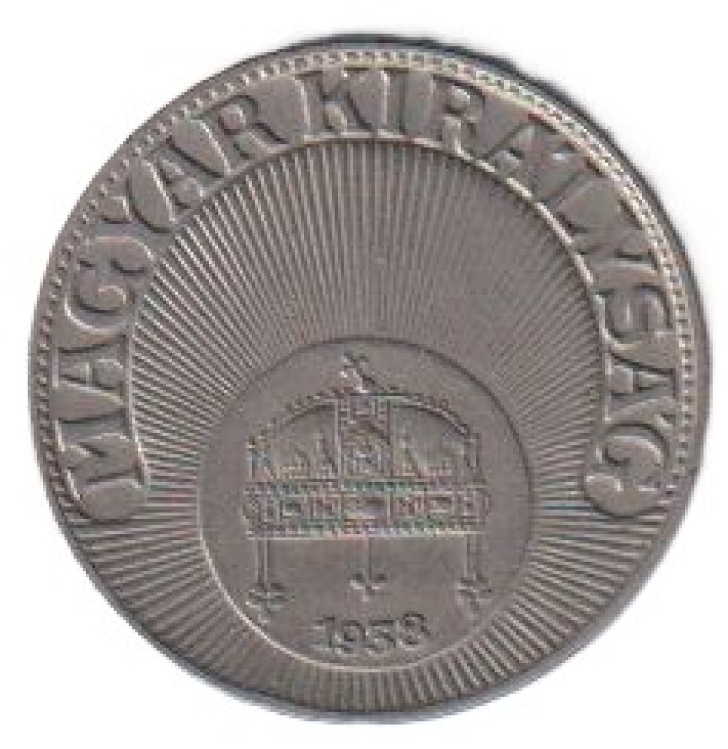 Magyar Királyság 10 fillér 1938. Nikkel