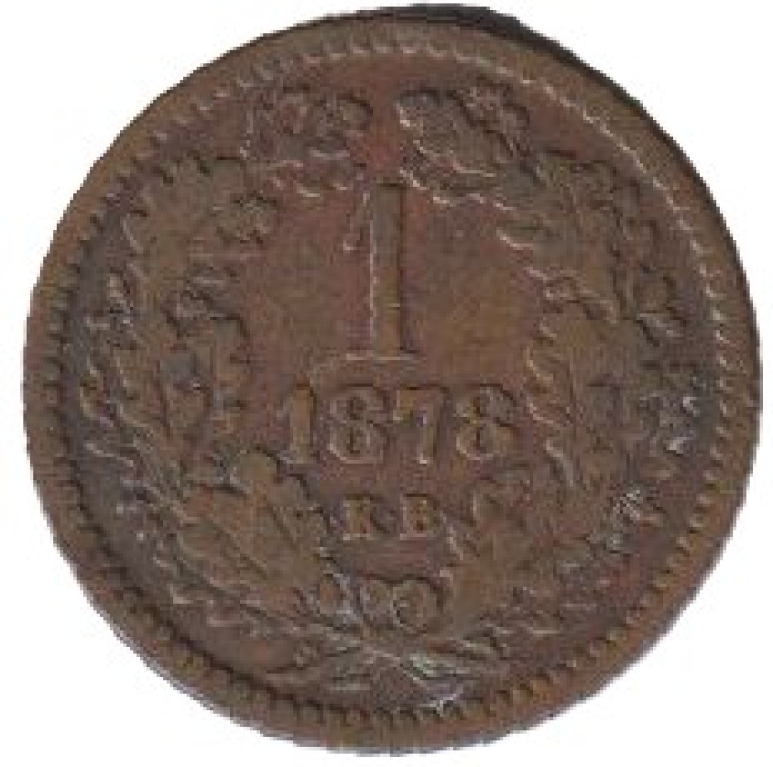 Ferenc József 1 krajcár 1878.KB Bronz
