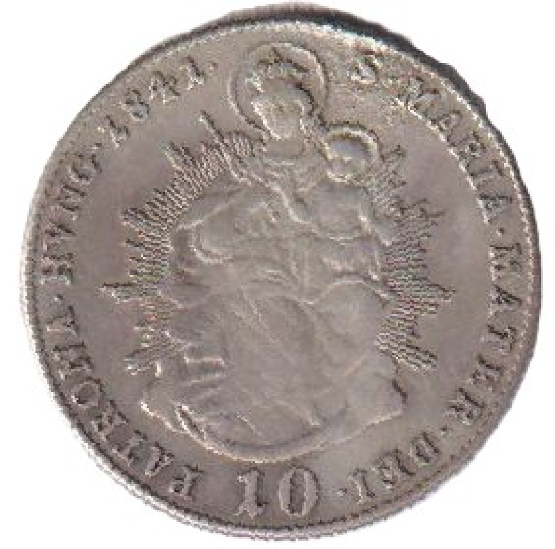 V. Ferdinánd 10 krajcár 1841.B Ezüst 500 3,89g 23mm