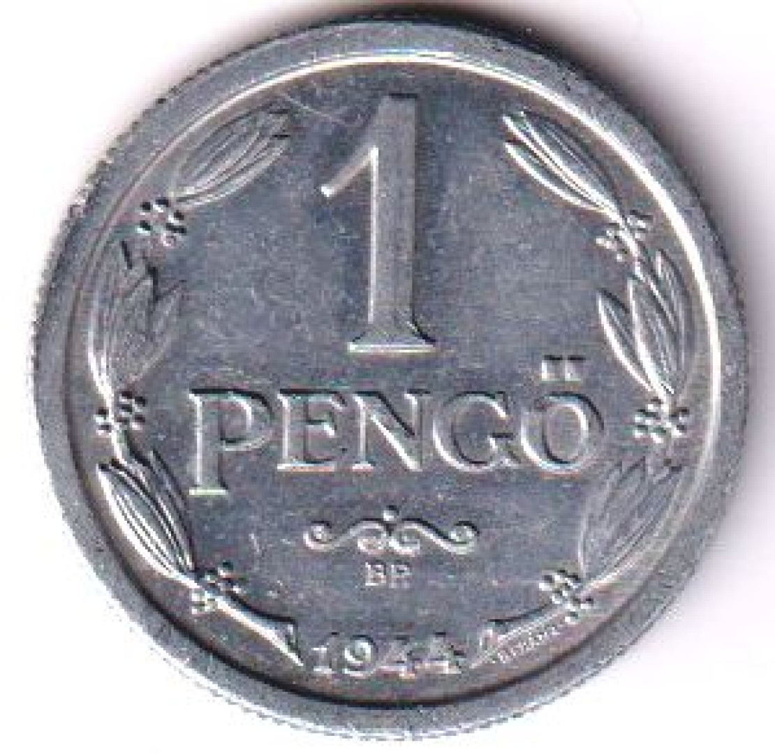 1 Pengő 1944. Alu. 23,7mm
