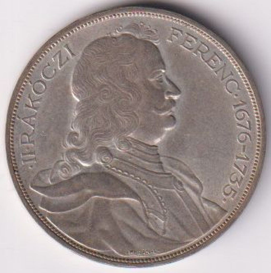 2 Pengő 1935. Rákóczi Ezüst 640  10g  27mm
