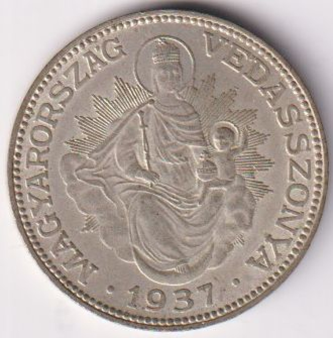 2 Pengő 1937. Ezüst 640 10g 27mm