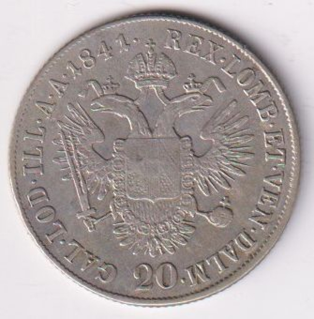 V.Ferdinánd 20 krajcár 1841.E Ezüst 640  6,68g  26mm