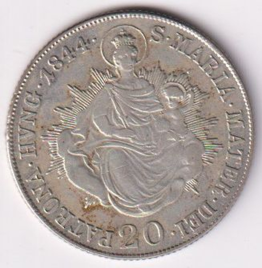V.Ferdinánd 20 krajcár 1844.B Ezüst 640  6,68g  26mm