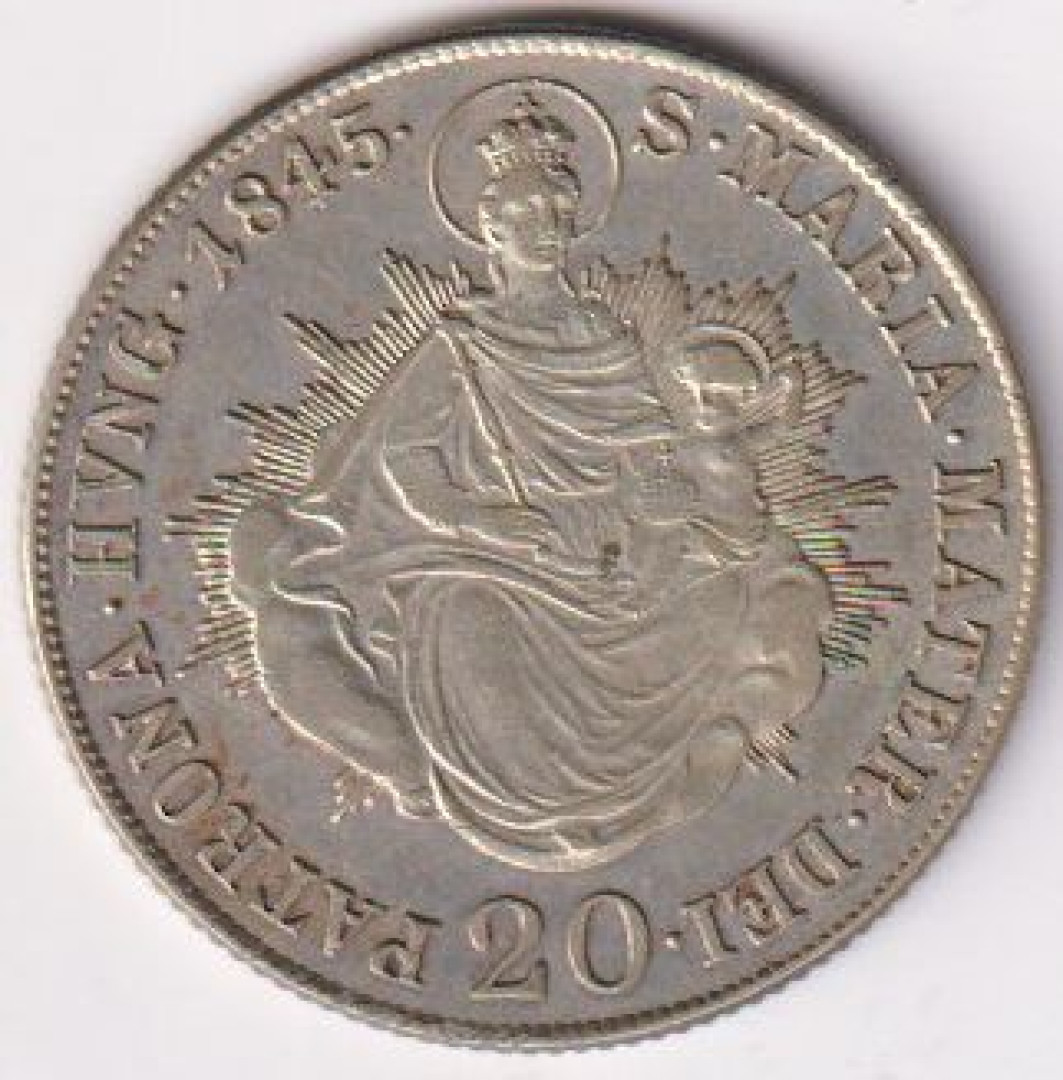 V.Ferdinánd 20 krajcár 1845.B Ezüst 640  6,68g  26mm