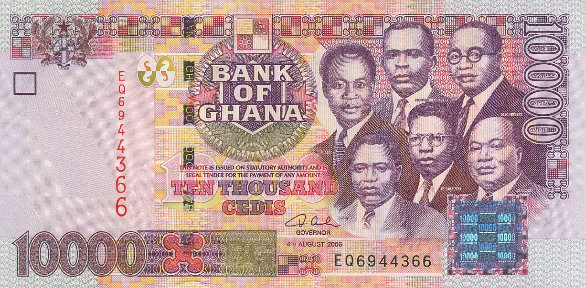 Ghana 10000 cedis 2006. P 35 (N)