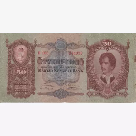 50 Pengő 1932. D 166