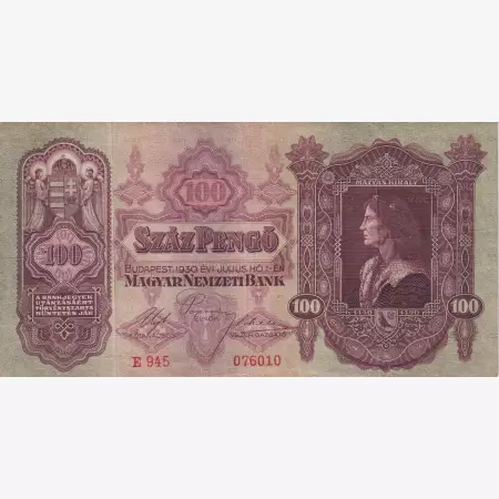 100 Pengő 1930. E 945