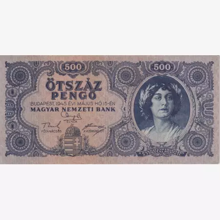 500 Pengő 1945. K 094