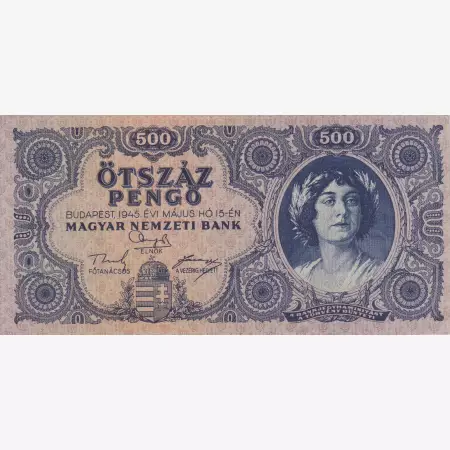 500 Pengő 1945. K 288