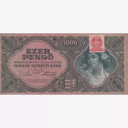 1000 Pengő 1945. F 618