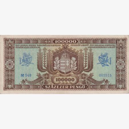 100.000 Pengő 1945. M 548