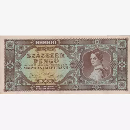 100.000 Pengő 1945. M 252