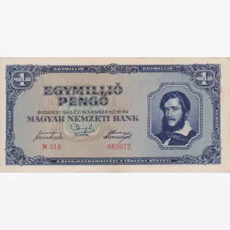 Egymillió Pengő 1945. N 018