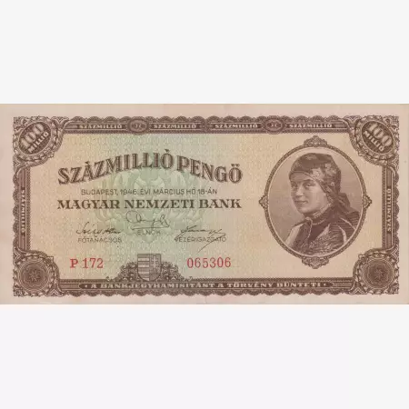Százmillió Pengő 1946. P 172