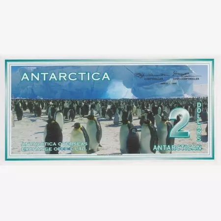 Antarctica 2 dollár 1996.